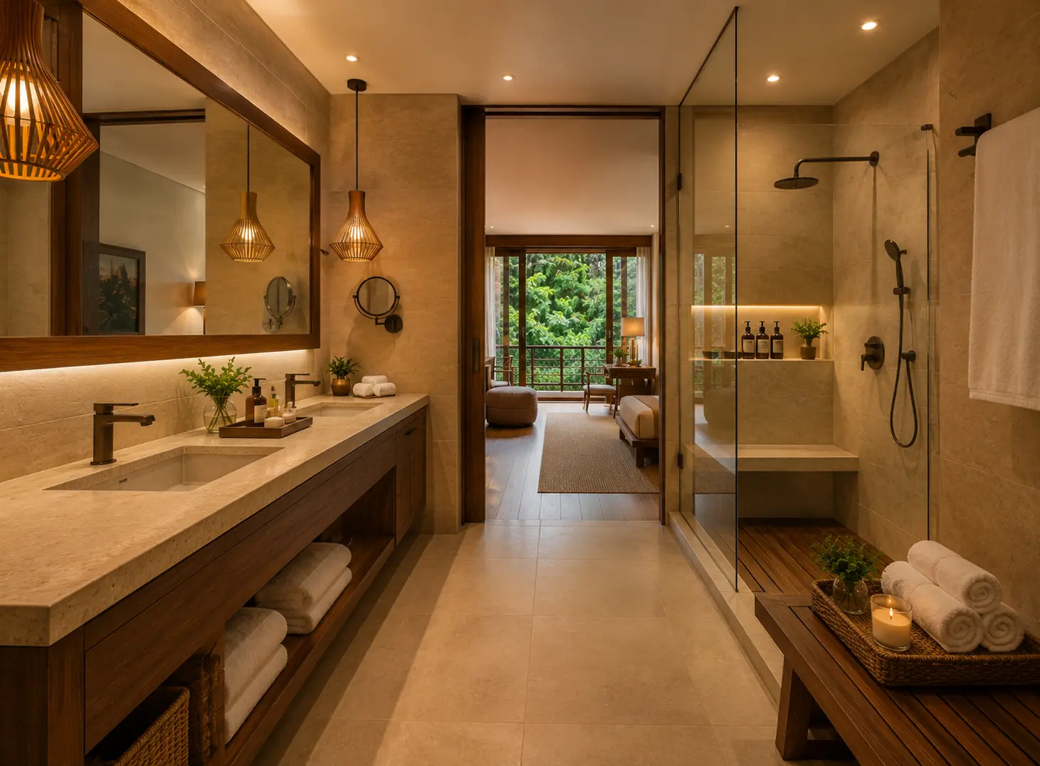 Baño de la habitación Premium con amenities premium - Hotel Yaguas