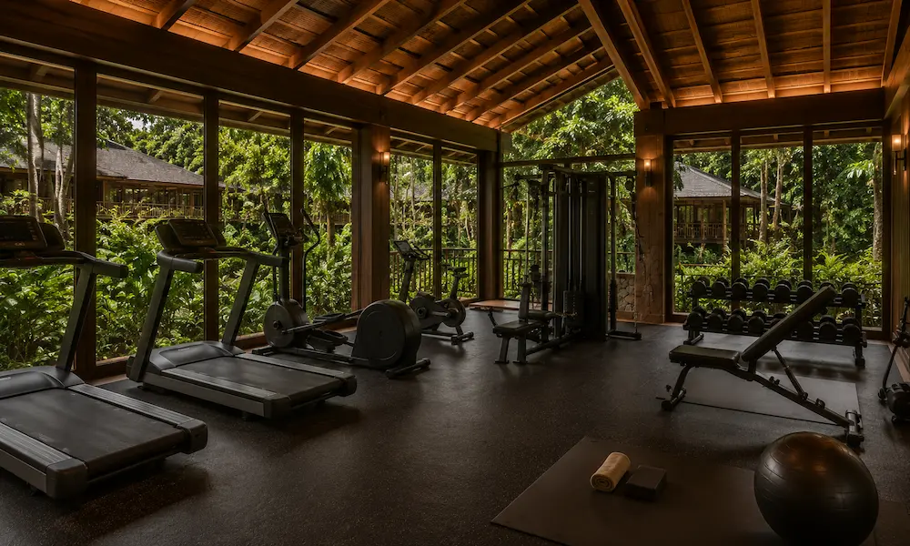 Gimnasio equipado del Hotel Yaguas