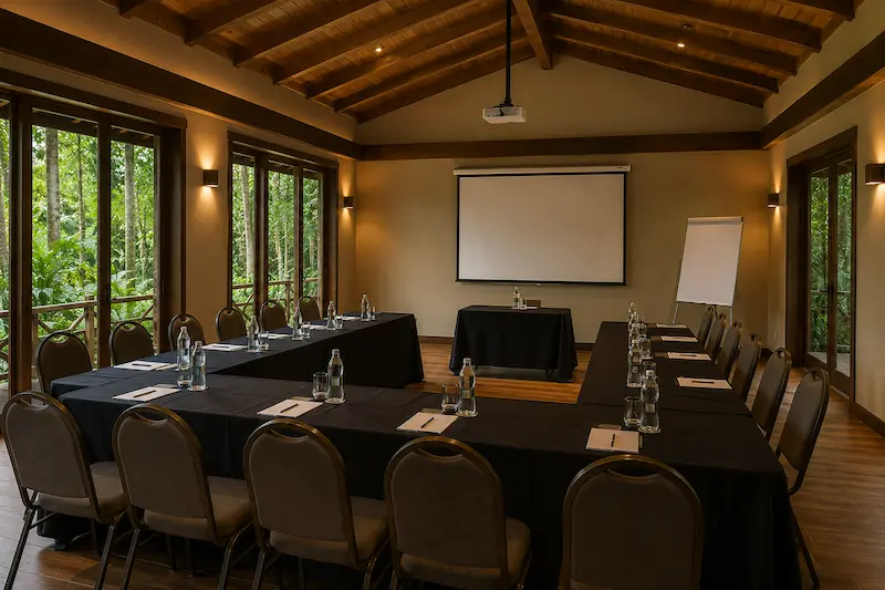 Salón Paraná del Hotel Yaguas para reuniones de mediana escala