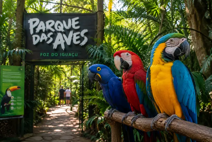 Parque de las Aves de Foz do Iguaçu, Brasil